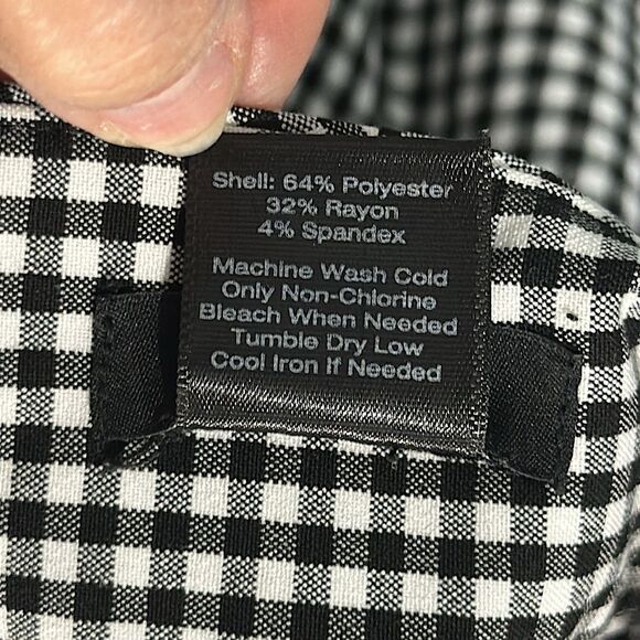 Ann Taylor Pants Size 12 Gingham Lightweight - Picture 14 of 14